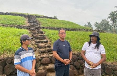 Mingrum Gumay Kunjungi Taman Purbakala Lampung Timur