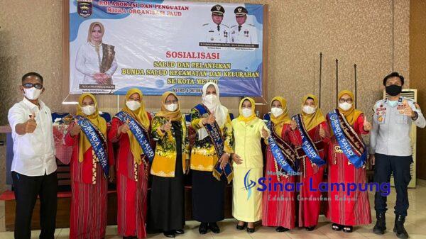 Silfia Naharani Kukuhkan Bunda SALUD 5 Kecamatan Kota Metro