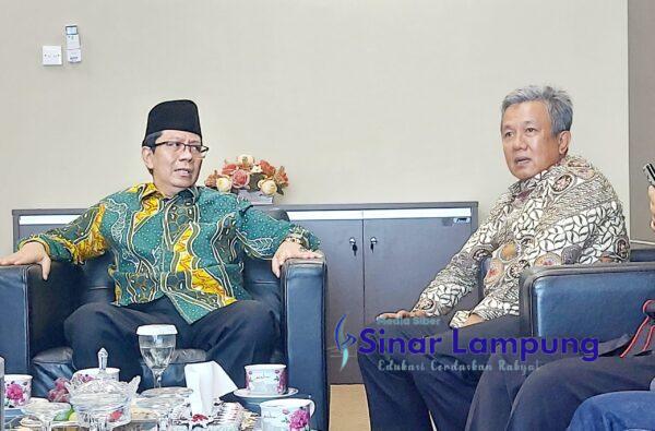 Rektor UIN Raden Intan Prof Wan Jamaluddin Silahturahmi Dengan JMSI