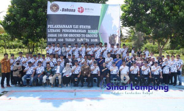 Uji Statis Roket RHAN 450 Mengalami Perkembangan