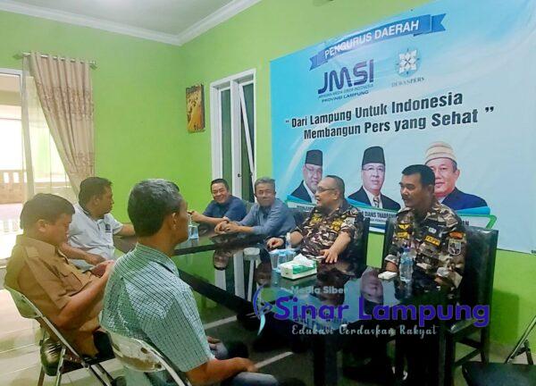 Ketua FKPPI Lampung Sidak Rumah Siber JMSI