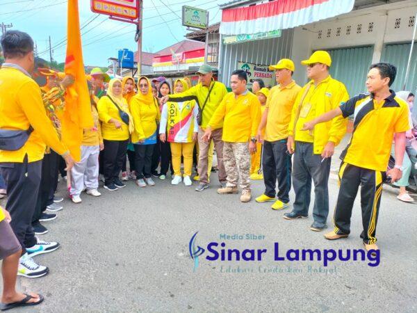 Heri Ermawan Lepas Jalan di HUT Golkar ke-58