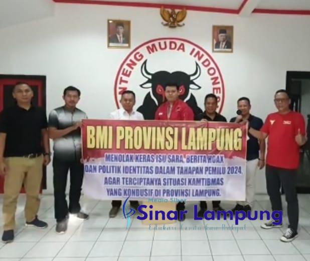 Polda Lampung dan Banteng Muda Indonesia Sepakat Berantas Hoax