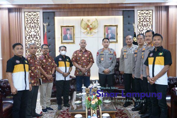 Terima Audensi Pengurus Inkanas Kapolda Lampung Irjen Ahmad Wiyagus Minta Calon Bintara di Latih Karate