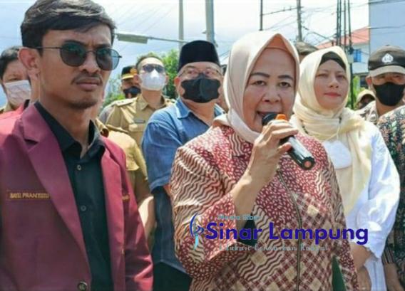 Elly Wahyuni ; Balai Besar Jangan Duduk Manis Atas Terancamnya Ratusan Hektar Sawah di Pringsewu