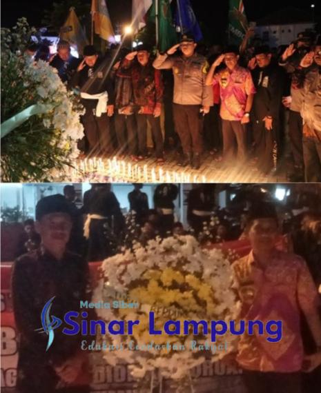 Polres Tanggamus Gelar Doa Bersama Pecinta Bola Atas Tragedi Kanjuruhan