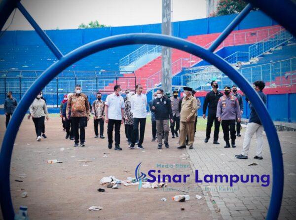 Tinjau Stadion Kajuruhan dan Pasien, 129 Keluarga Korban Dapat Santunan Presiden