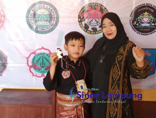 Ilyasa Rinbbie Al Aziz. M Raih Juara I Dalam Kejuaraan Pencak Silat Lampung Berjaya Open III Tahun 2022