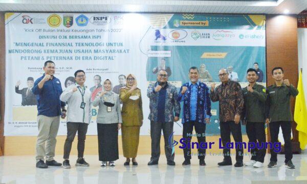 OJK Lampung Kick OF Bulan Inklusi Keuangan Tahun 2022 dan Kenalkan Fintech ke Sektor Peternakan