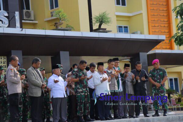 Polda Lampung Do’a Bersama bagi Korban Kerusuhan Suporter di Stadion Kanjuruhan Malang