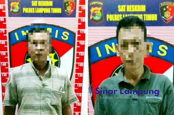Lakukan Penambangan Liar, Dua Warga di Lampung Timur Ditangkap Polisi