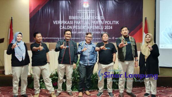 JMSI Lampung Isi Bimtek KPU Bandarlampung Jelang Verfak