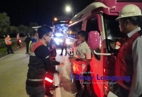 Operasi Microsleep Kembali Digelar di Tol Bakter Lampung