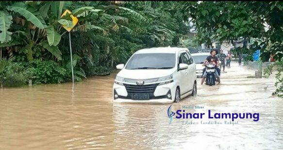 Sungai Way Ratai Meluap, Ratusan Rumah di Padang Cermin Terendam Banjir