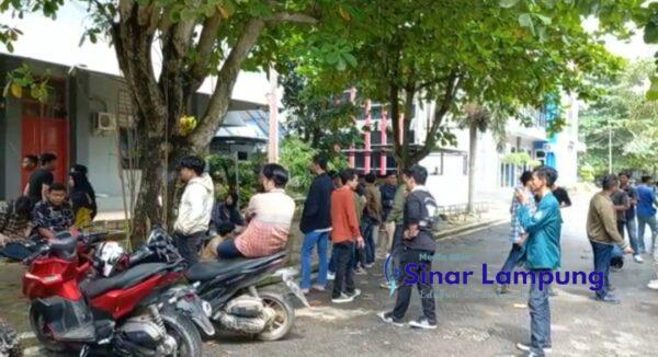 Slip Obrolan Sejumlah Mahasiswa UM Metro Bentrok Lima Orang Alami Luka