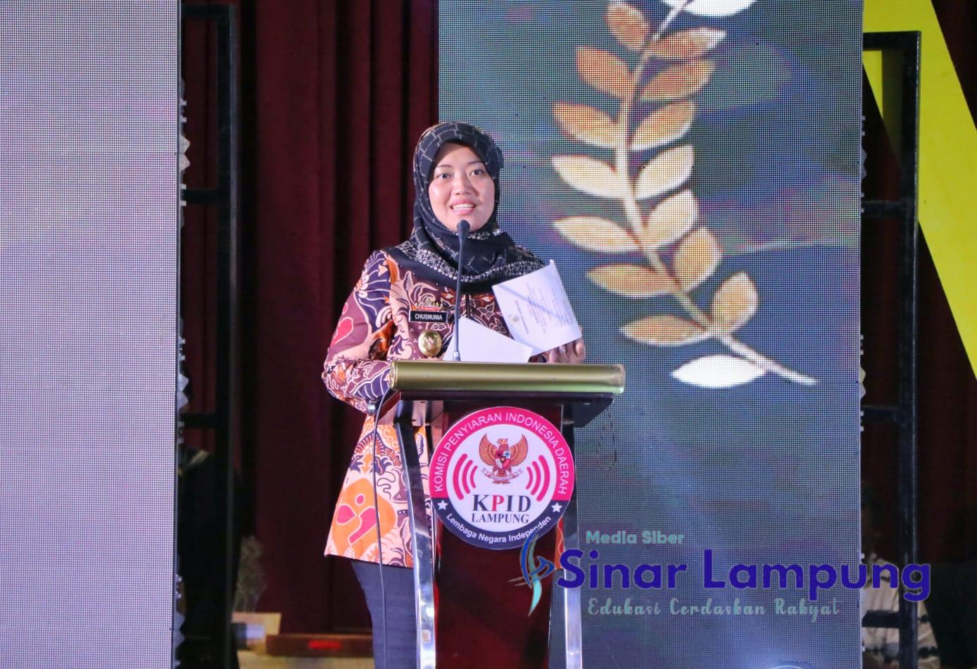 Wagub Chusnunia Buka Acara KPID Award 2022, Harapkan Penyiaran Berkualitas Di Provinsi Lampung