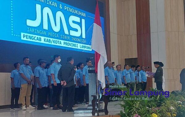 Kapolda Lampung Dukung Penuh Komitmen JMSI Dalam keterbukaan Informasi Publik
