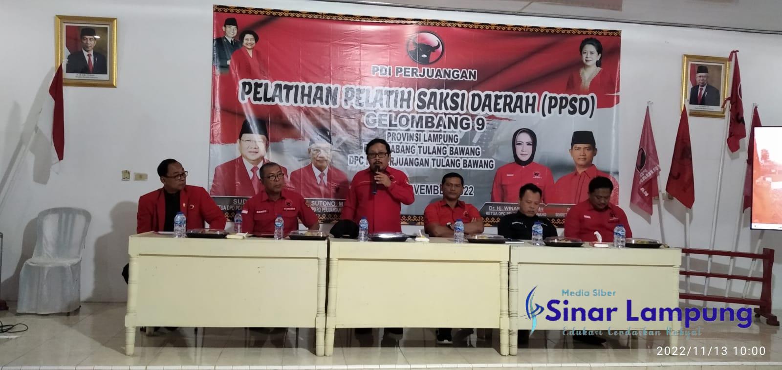 Endro Suswantoro Yahman Memberikan Pembekalan Para Saksi