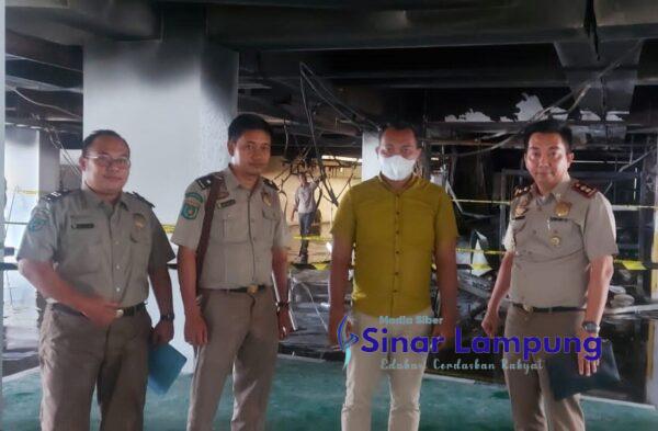 Polisi dan Disnaker Provinsi Lampung Selidiki Kebakaran Lampung City Mall