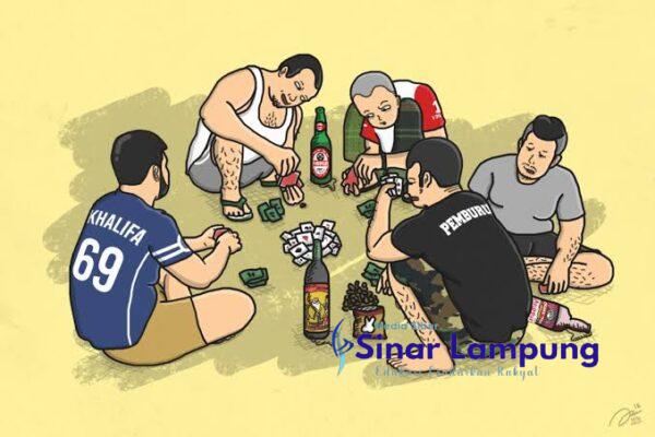 Pemkab Lampura Apresiasi Kinerja Polisi Dalam Memberantas Perjudian