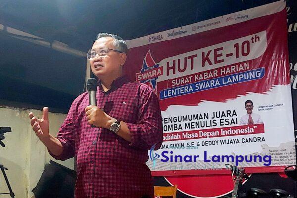 Mantan Sekda Lampung Ir Sutono Ajak Generasi Muda Lestarikan Lingkungan