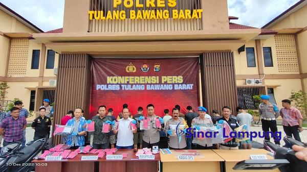 Polres Tubaba Berhasil Rampungkan 165 Kasus