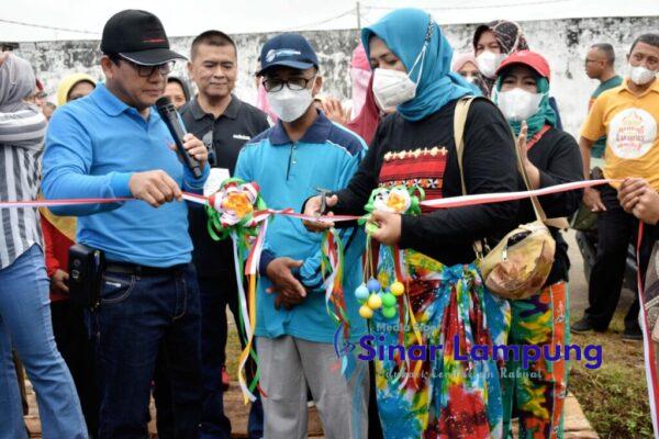 Walikota Metro Resmikan Pasar Kreatif Pusat Batik dan Kuliner Banjarsari