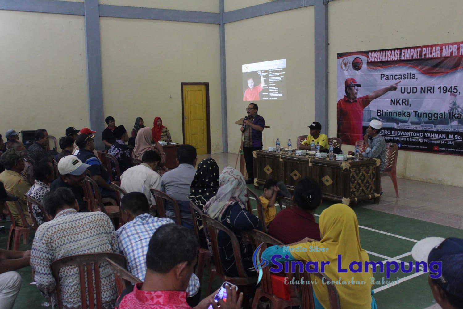 Endro S. Yahman Sosialisasi 4 Pilar MPR RI di Margosari