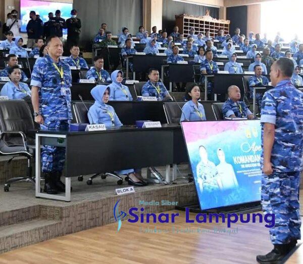 Danlanud BNY Ikuti Apel Komandan Satuan TNI AU 2022