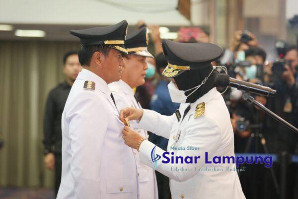 Qodratul Pj Bupati Tulang Bawang dan Nukman Lampung Barat