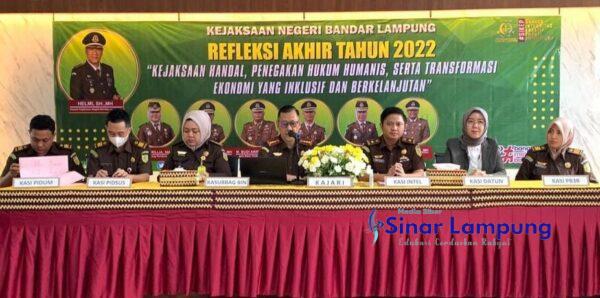 Capaian Kinerja Kejari Bandar Lampung Selama Periode 2022