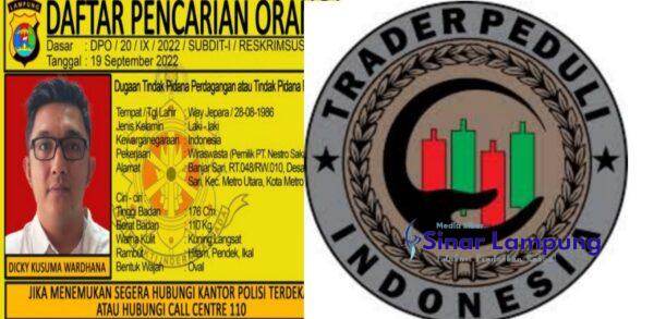 Bos Investasi Bodong DPO, Jejak Digital TPI Indikasi Pencucian Uang Keuntungan Investasi Bodong