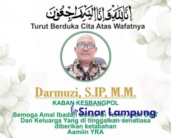 Pulang Dinas dan Urus Kontrakan Anak di Bandung Kepala Kesbangpol Lamtim Meninggal di Bakauheni