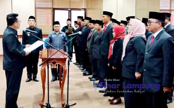 Sejumlah Pejabat Tinggi Pratama Lampung Selatan Mutasi, Kadinkes dan Disperindag di Plt-kan