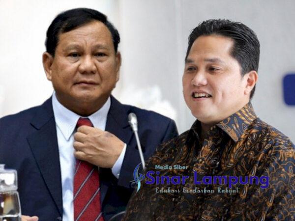 Musra Relawan Jokowi Lampung Prabowo Capres dan Cawapres Erick Thohir