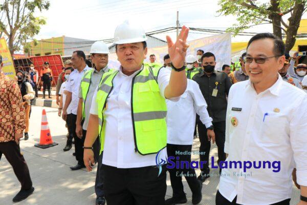 Sedot Anggaran Rp85 Miliar Gubernur Resmikan Jalan Ruas Mayjend HM Ryacudu di RM Seruit