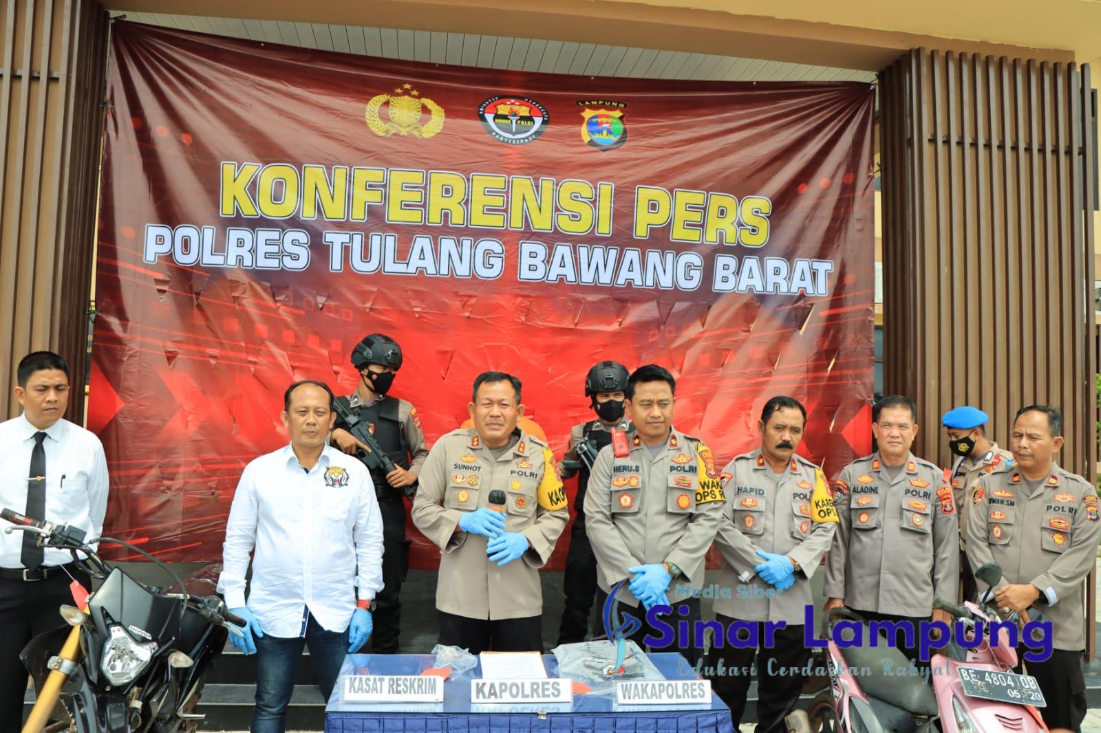 Eksekutor Penembakan di HTI 44 Berhasil Dibekuk Satreskrim Polres Tubaba