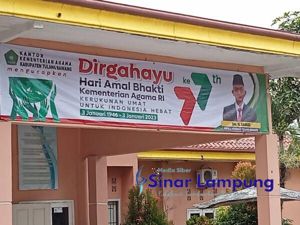 Rayakan HAB ke 77 Kemenag Tulang Bawang Pungli Sumbangan Hingga Sekolah-Sekolah