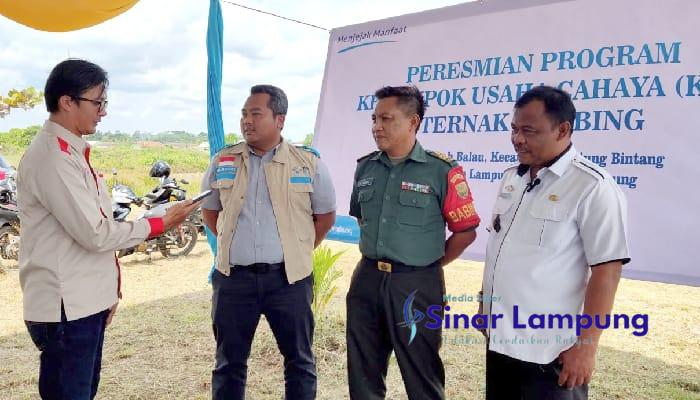 YBM PT PLN UIP3B Sumatera UPT Tanjung Karang Berikan Bantuan Hewan Ternak