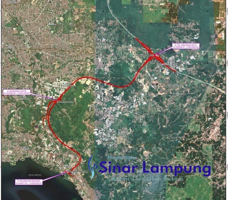 Tol Tanjung Bintang-Pelabuhan Panjang Segera di Bangun Ini Lintasannya