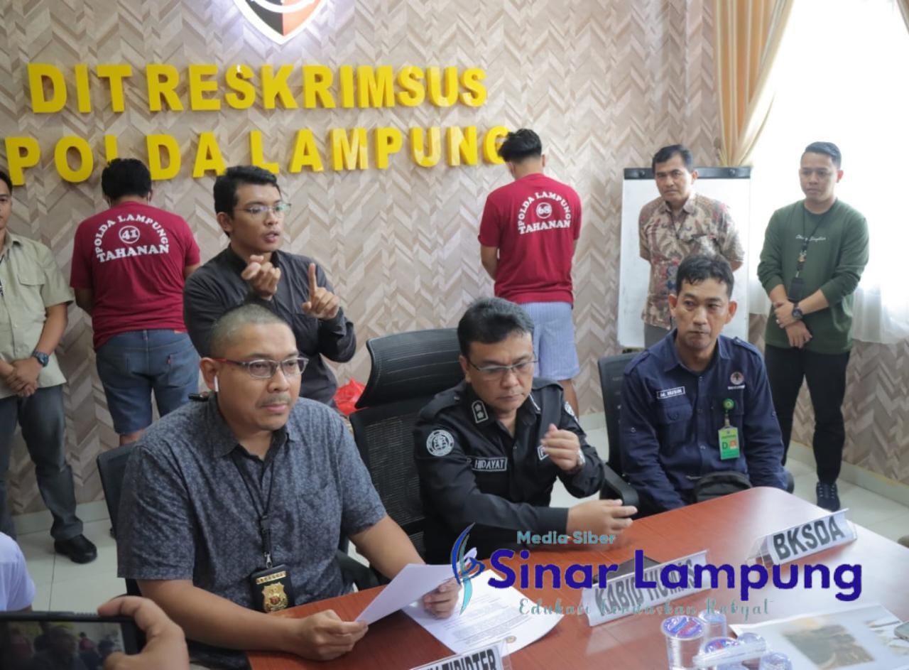 Polda Lampung Gagalkan Penyelundupan Satwa Dilindungi Asal Bengkulu