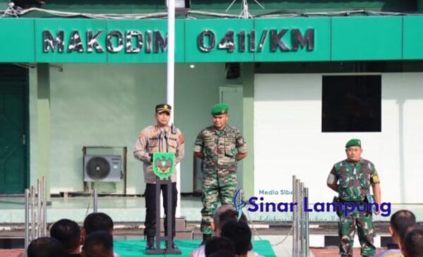 Perkuat Sinergitas TNI-Polri AKBP Heri Sulistyo Soan ke Makodim 0411/KM