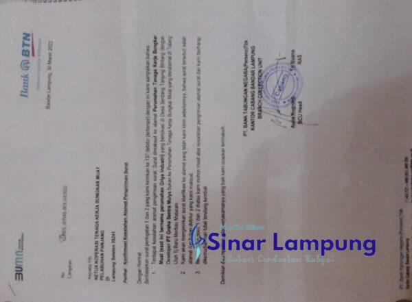 PT DHL Sebut Tidak Ada Keresahan Penghuni Perum TKBM Soal Tagihan BTN Salah Alamat