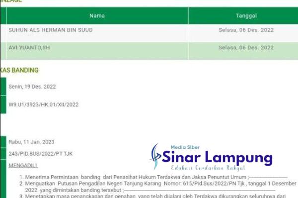 Viral Hakim PT Tanjung Karang Kaget Putusan Banding Terdakwa Narkoba Vonis 20 Tahun Jadi Bebas, Kuasa Hukum Lapor ke KY?