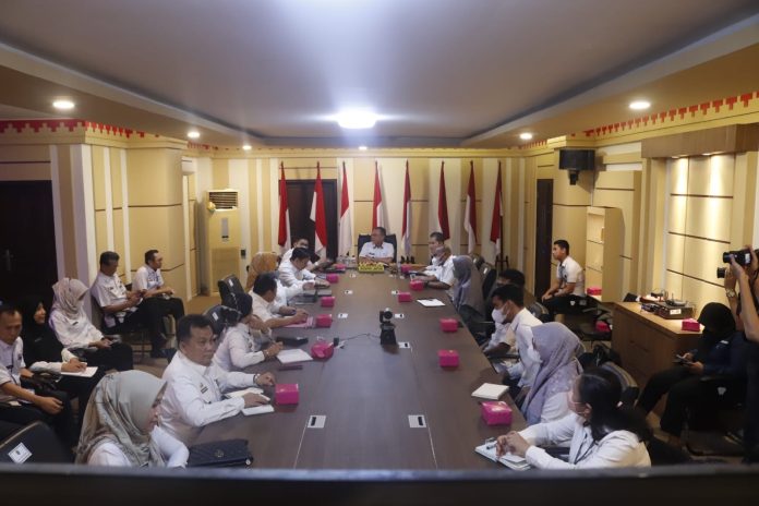 Sekdaprov Lampung Pimpin Entry Meeting Badan Pemeriksa Keuangan (BPK) RI