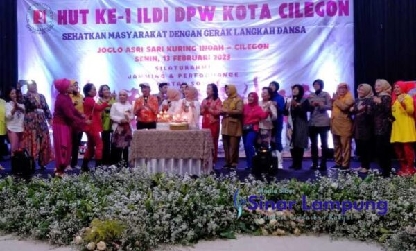 ILDI Cilegon Rayakan HUT Perdana, Langkah Dansa Dinilai Hilangkan Stres dan Kepikunan