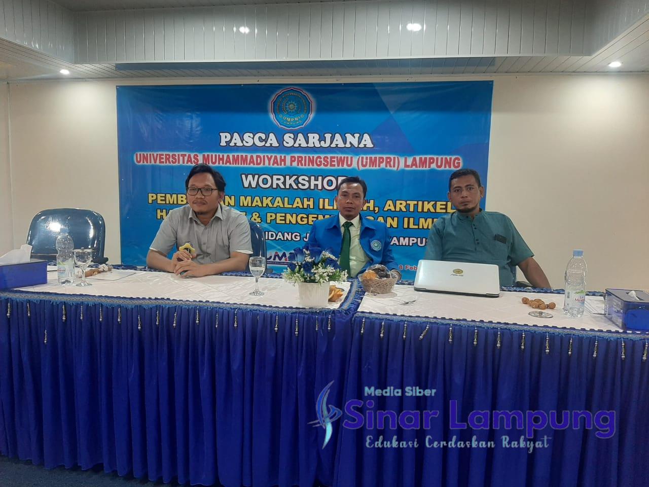Workshop Pasca Sarjana Universitas Muhamadiyah Pringsewu