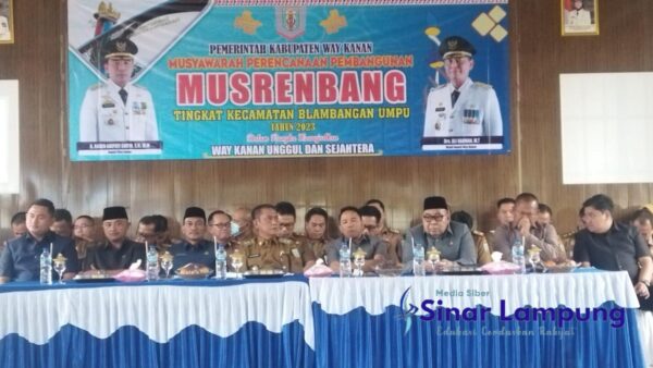 Wabup Way Kanan Ali Rahman awali Musrenbangcam di Blambangan Umpu