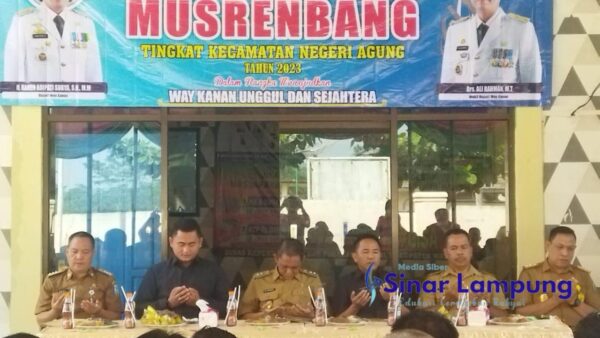 Hari ke-2 Musrenbangcam Se-Kabupten Way Kanan, Wabup Ali Rahman Hadir di Negeri Agung