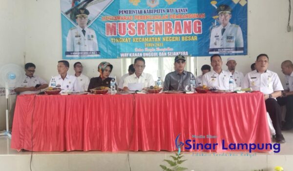 Musrenbangcam, Wabup Ali Rahman Terima Laporan Hasil Pembangunan masih Minim di Negeri Besar